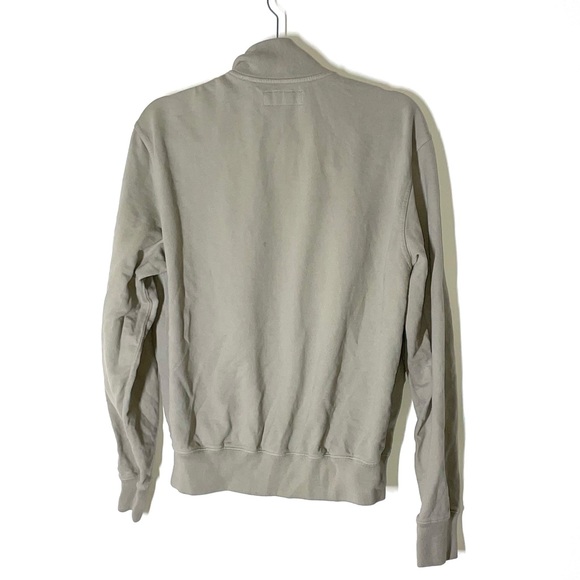 Buck Mason Mens Flint Grey Venice Wash Brushed Loopback Track Jacket Size Medium - Picture 8 of 8